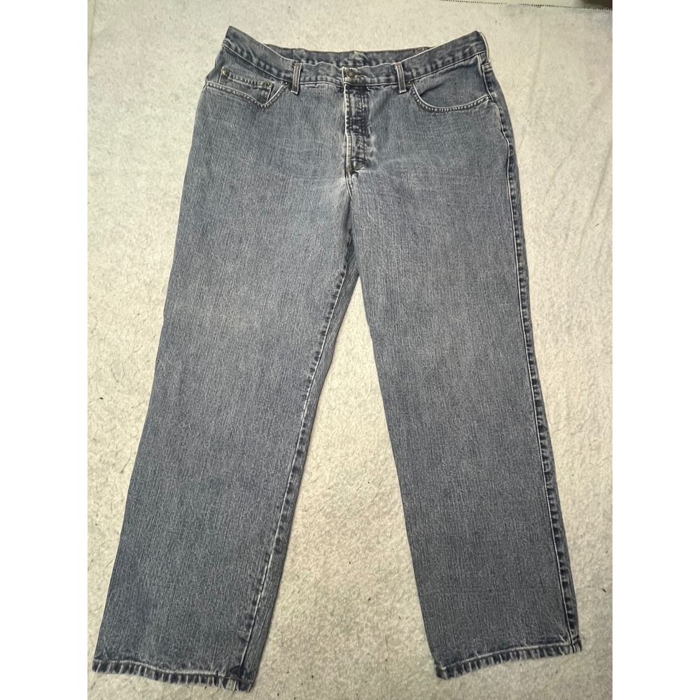 Brooks Brothers 346 Mens Straight Leg Jeans Blue Denim W40 L30 Cotton Pants